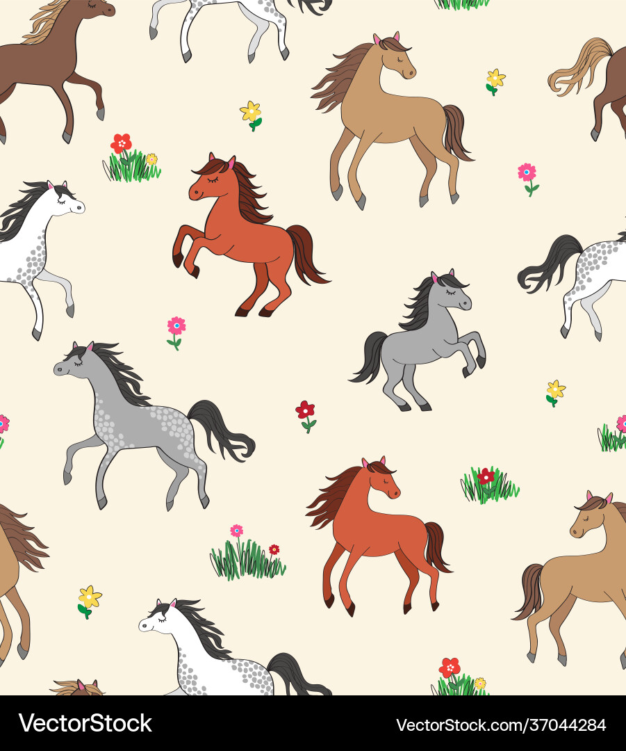 Sophisticated repeat pattern with happy Vector Image