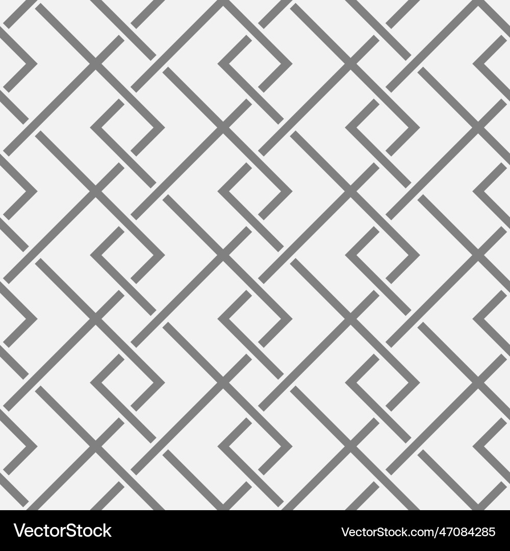 Abstract repeating seamless geometric pattern Vector Image