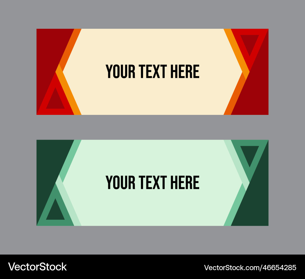 Abstract web banner design background vector image