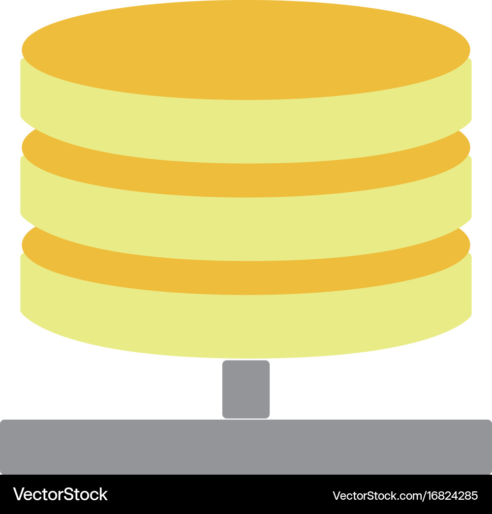 Database technology to connection server Vector Image