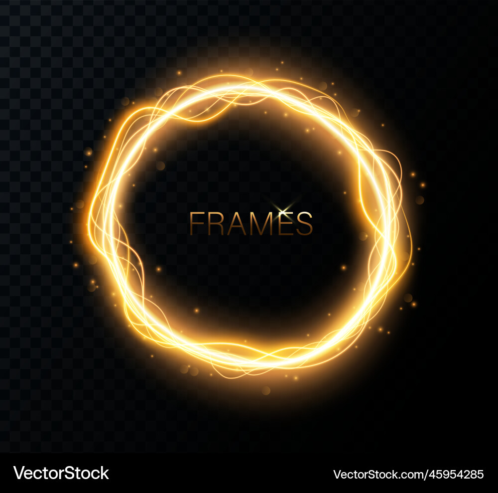 Lightning frames Lightning frames vector image