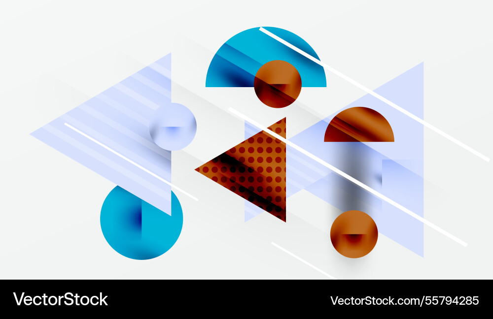 Modern abstract design with overlapping Modern abstract design with overlapping vector image