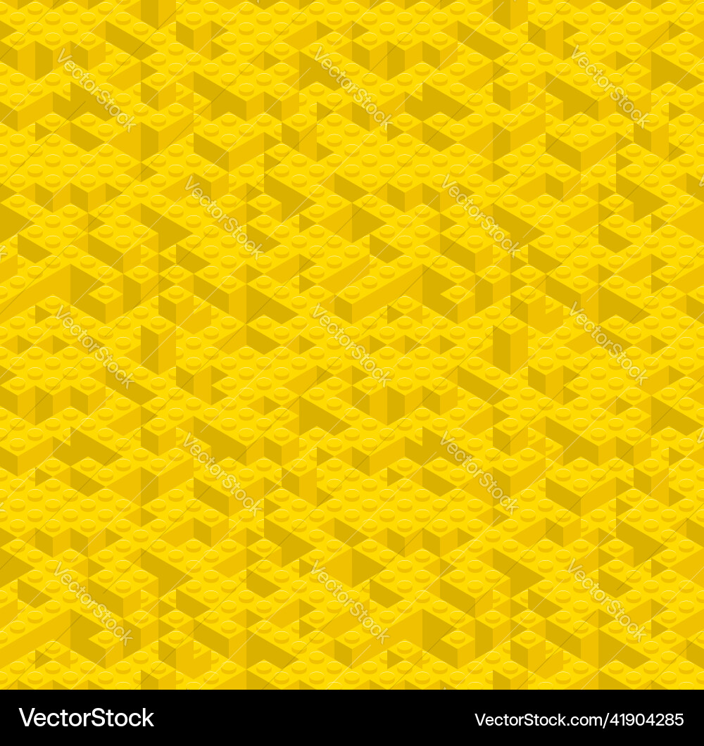 Plastic constructor game seamless pattern toy Plastic constructor game seamless pattern toy vector image