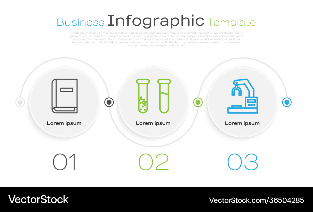 Set line user manual test tube and flask Set line user manual test tube and flask vector image