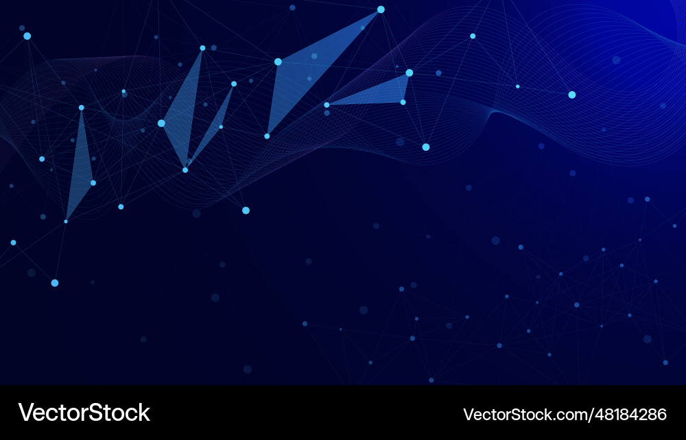Abstract polygonal background with connecting dots Abstract polygonal background with connecting dots vector image