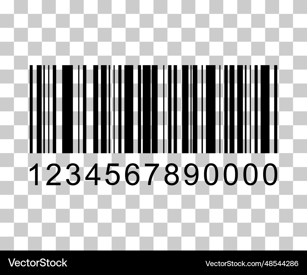 Barcode icon bar code for web flat design isolated Barcode icon bar code for web flat design isolated vector image