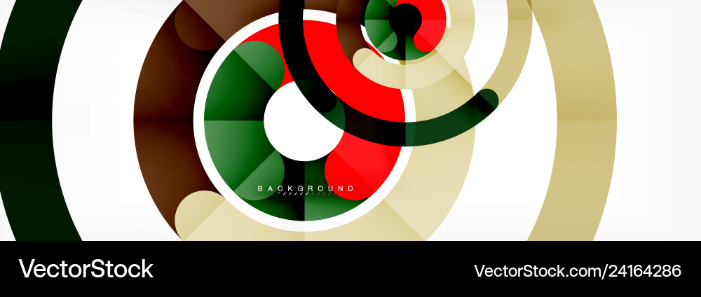 Circular lines design background Vector Image