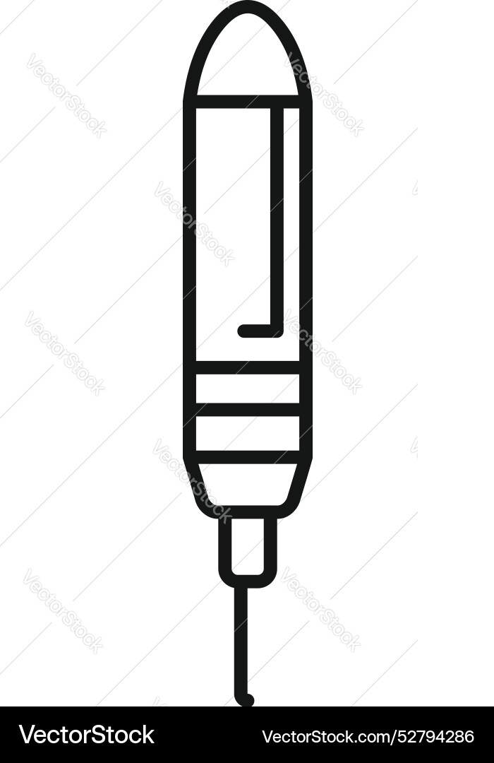 Electronic cigarette device for vaping using Vector Image