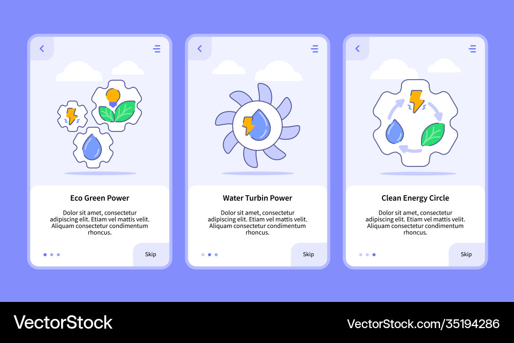 Onboarding for mobile app template ui web Vector Image