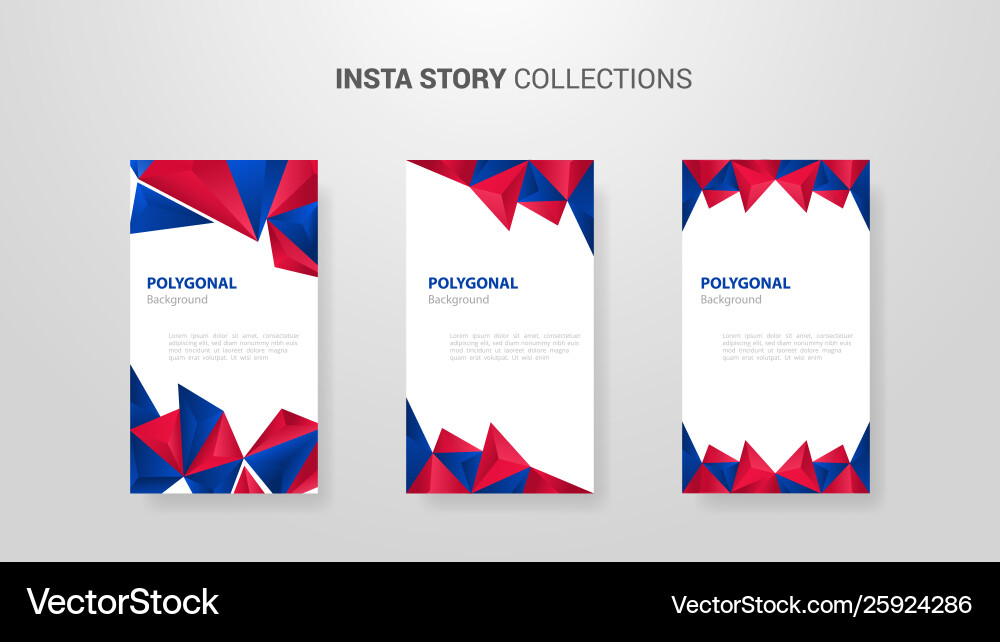 United states usa america flag set template United states usa america flag set template vector image