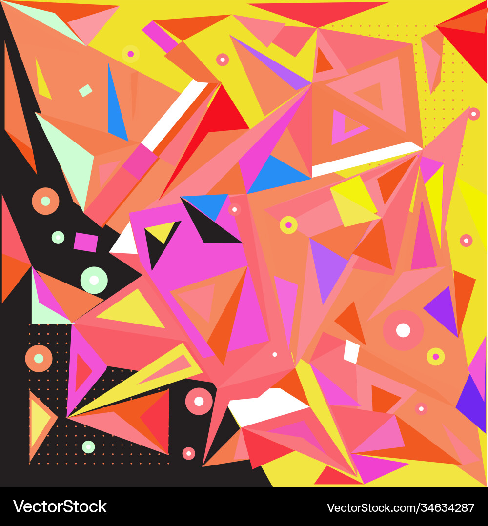 Abstract modern triangles background pattern Abstract modern triangles background pattern vector image
