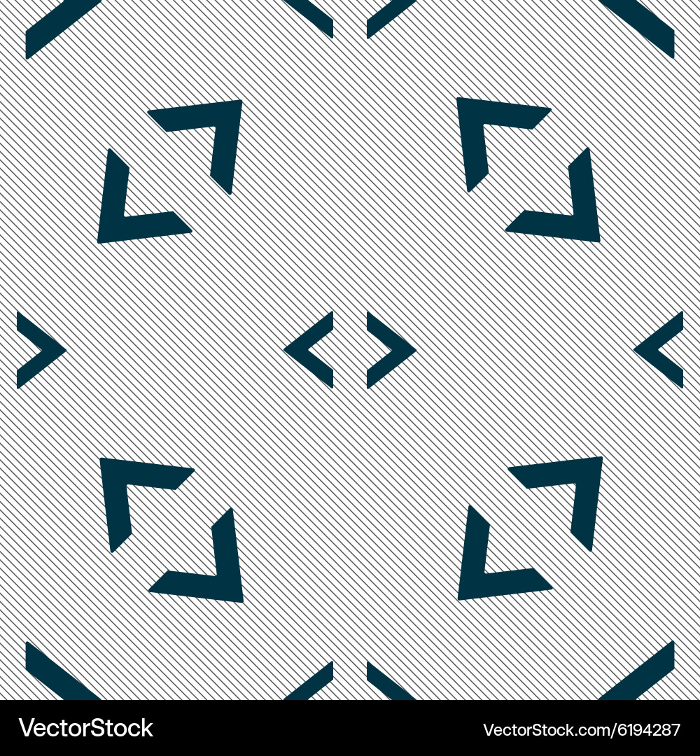 Code sign icon programmer symbol seamless pattern Vector Image
