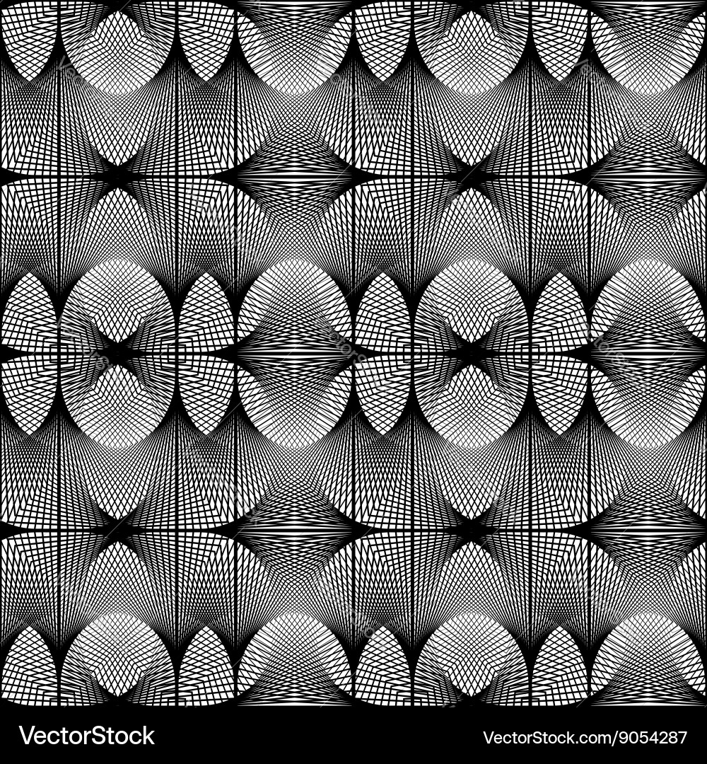 Design seamless monochrome grid pattern Vector Image