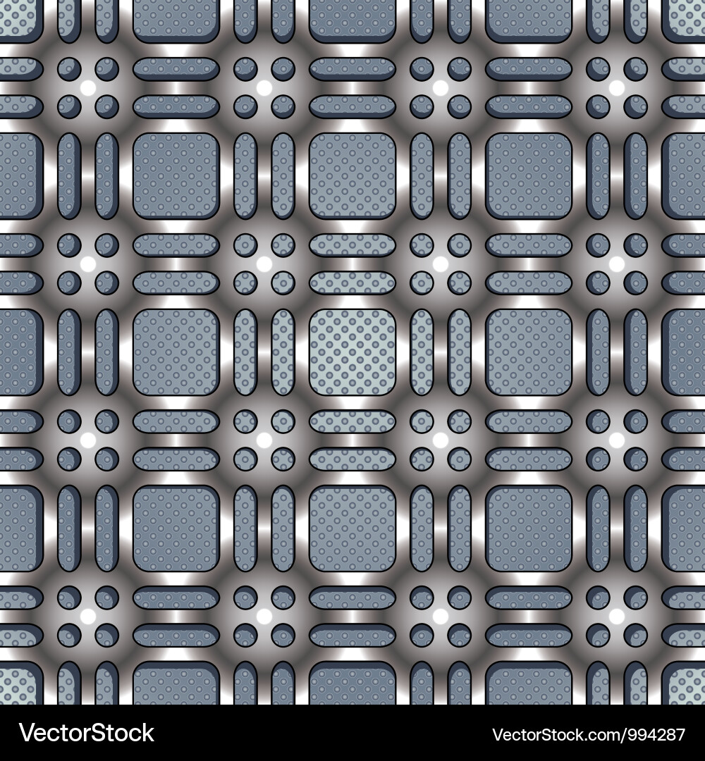 Metal netting seamless pattern Vector Image