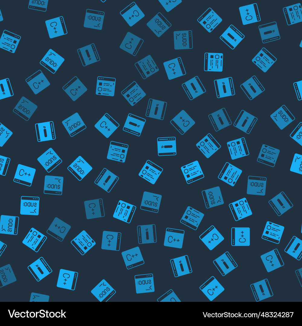 Set software browser files search engine and code vector image