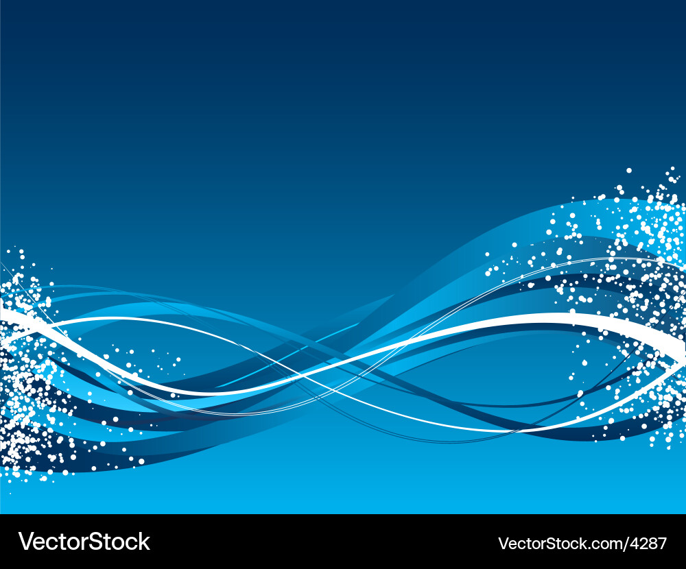 Swirling Blue Abstract Background vector image