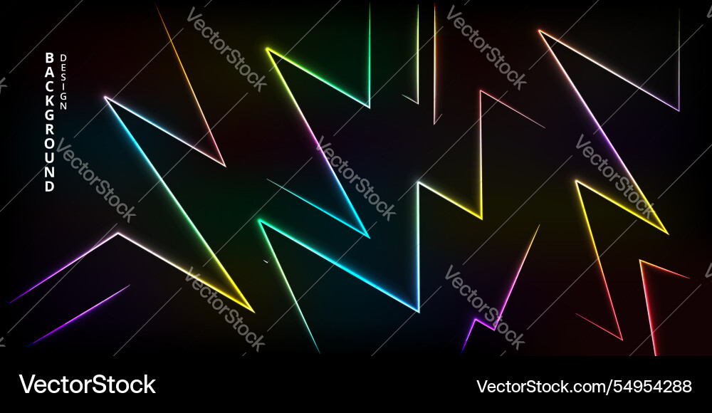 Abstract gradient background zigzag style glowing Abstract gradient background zigzag style glowing vector image