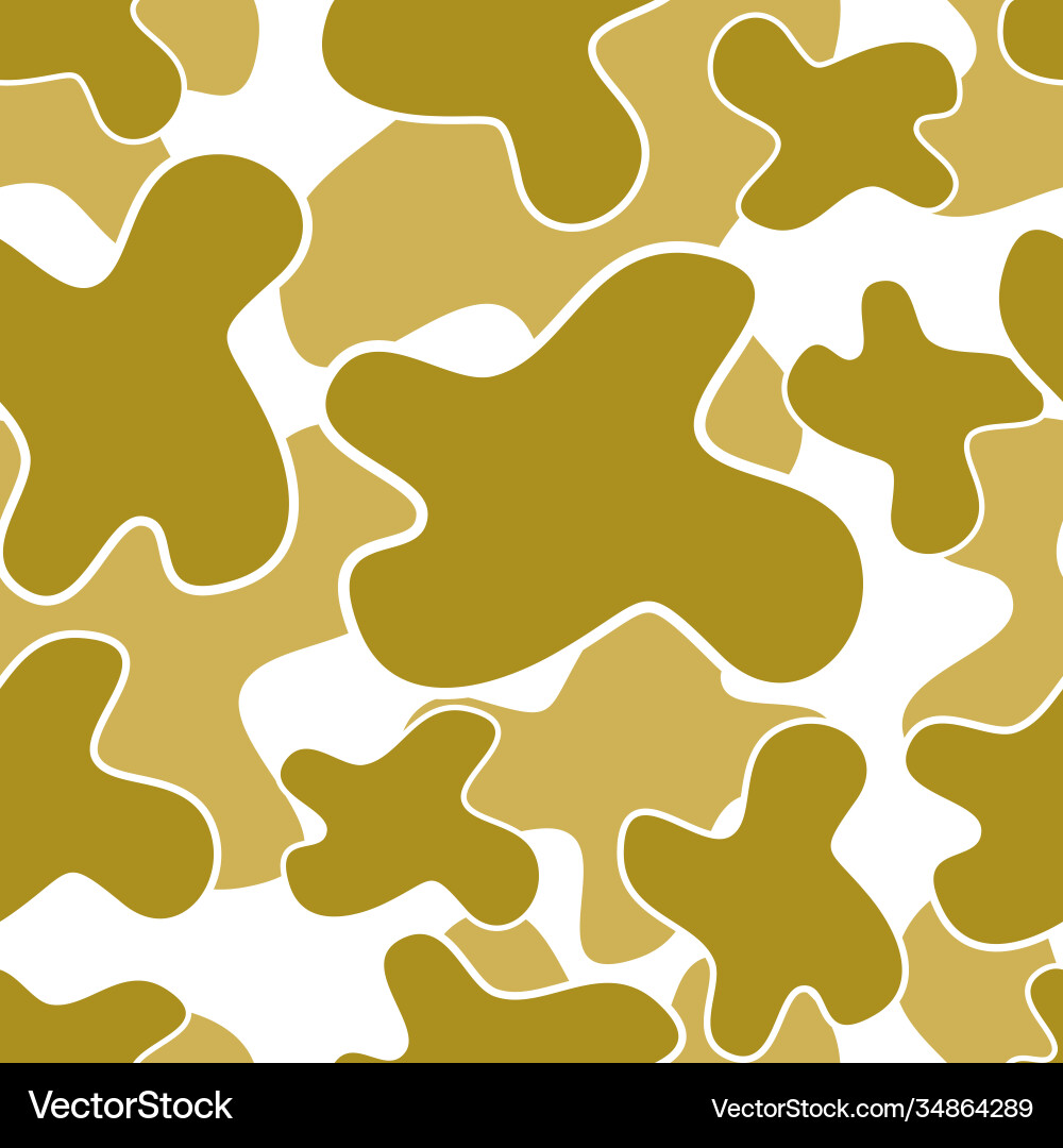 Abstract circle blots seamless pattern Vector Image