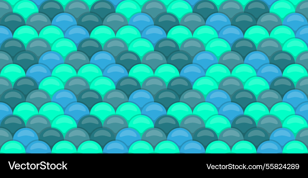 Abstract seamless pattern of overlapping teal Abstract seamless pattern of overlapping teal Vector Image