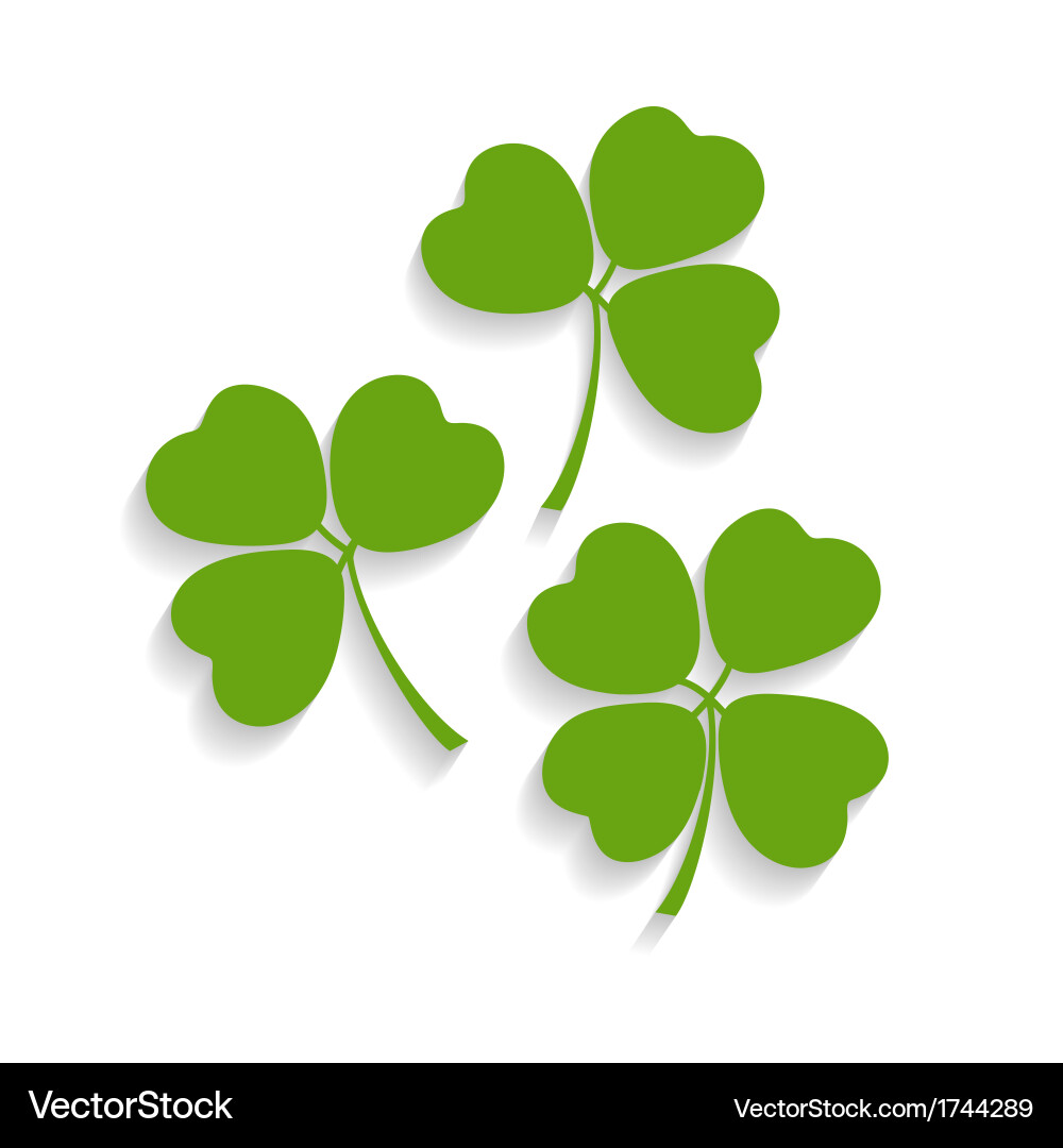 Four Leaf Clover Royalty Free Vector Image - VectorStock