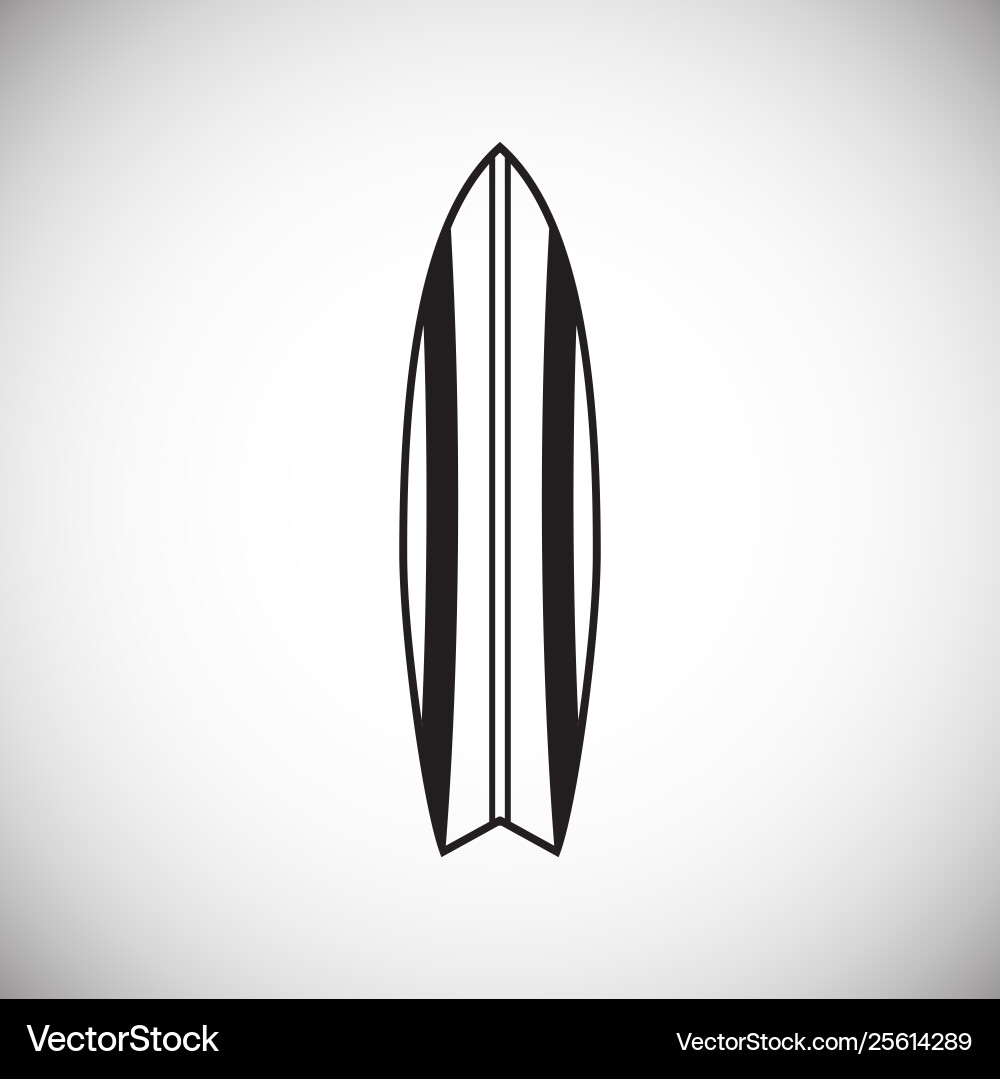 Surfboard icons on background for graphic and web Surfboard icons on background for graphic and web vector image