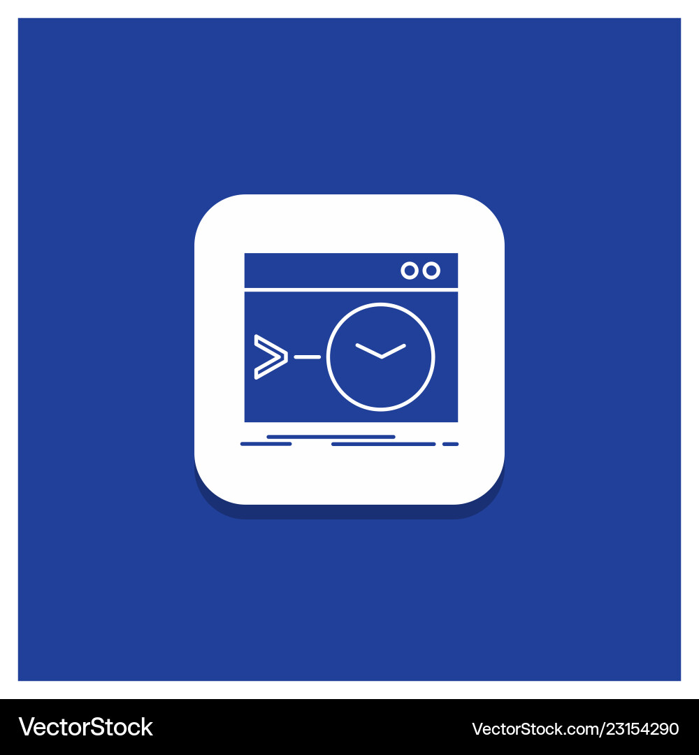 Blue round button for admin command root software Blue round button for admin command root software Vector Image