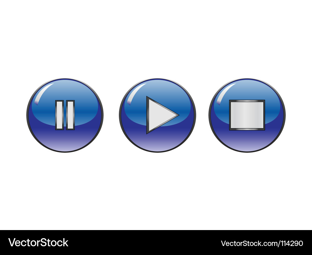 Buttons Vector Image