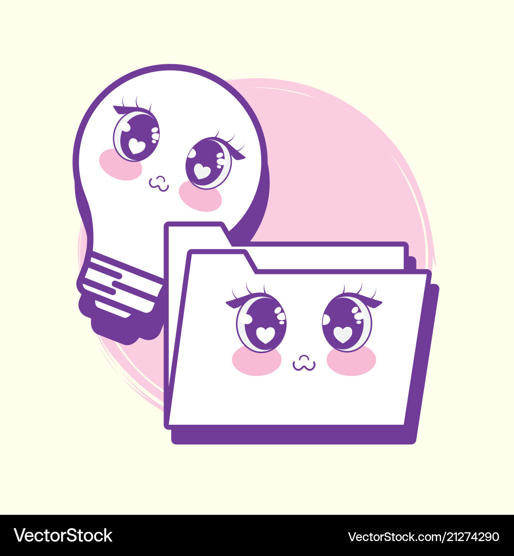Document folder design vector image