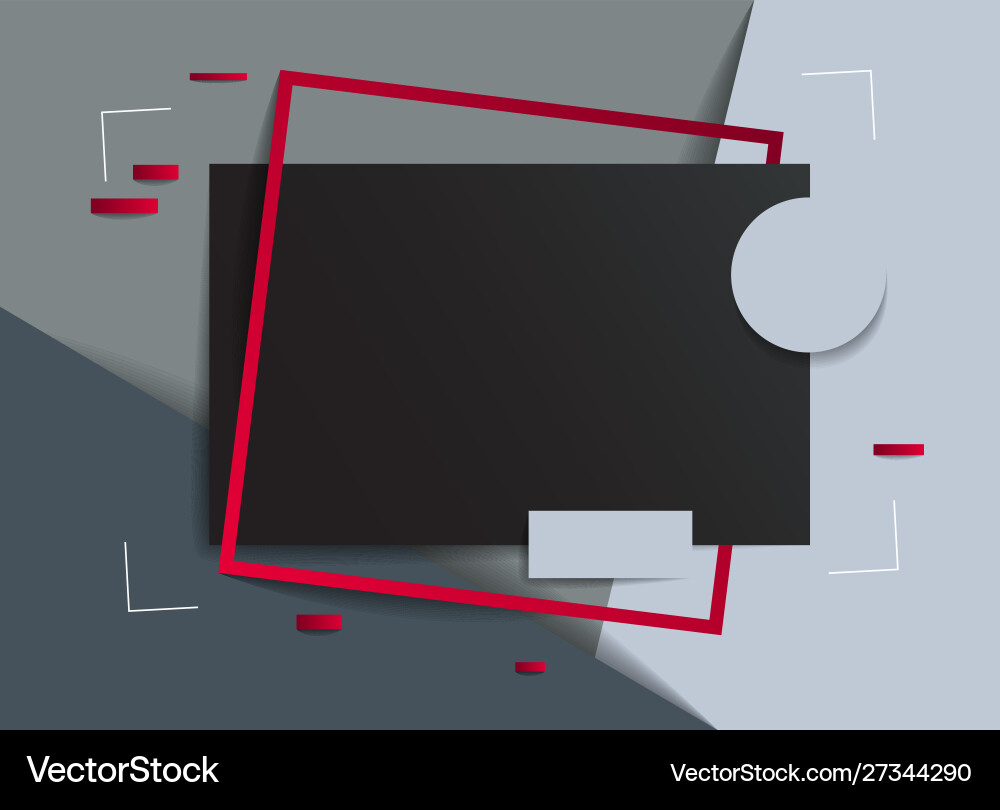 Frame with copy space for text design template Frame with copy space for text design template vector image