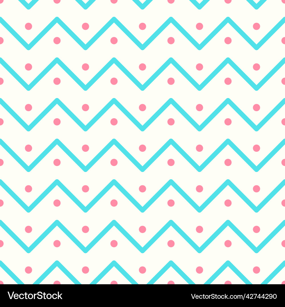 Seamless colorful zigzag pattern - delicate Seamless colorful zigzag pattern - delicate vector image
