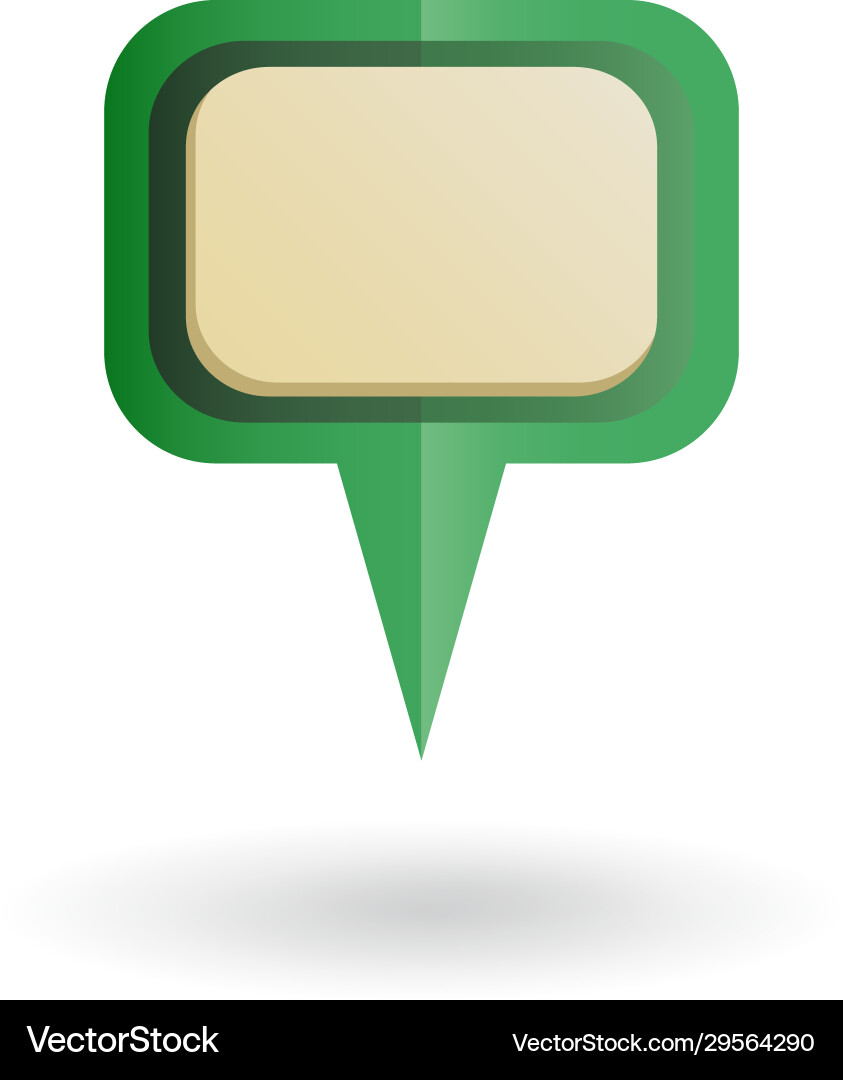 Single gradient icon - map pointer Single gradient icon - map pointer vector image