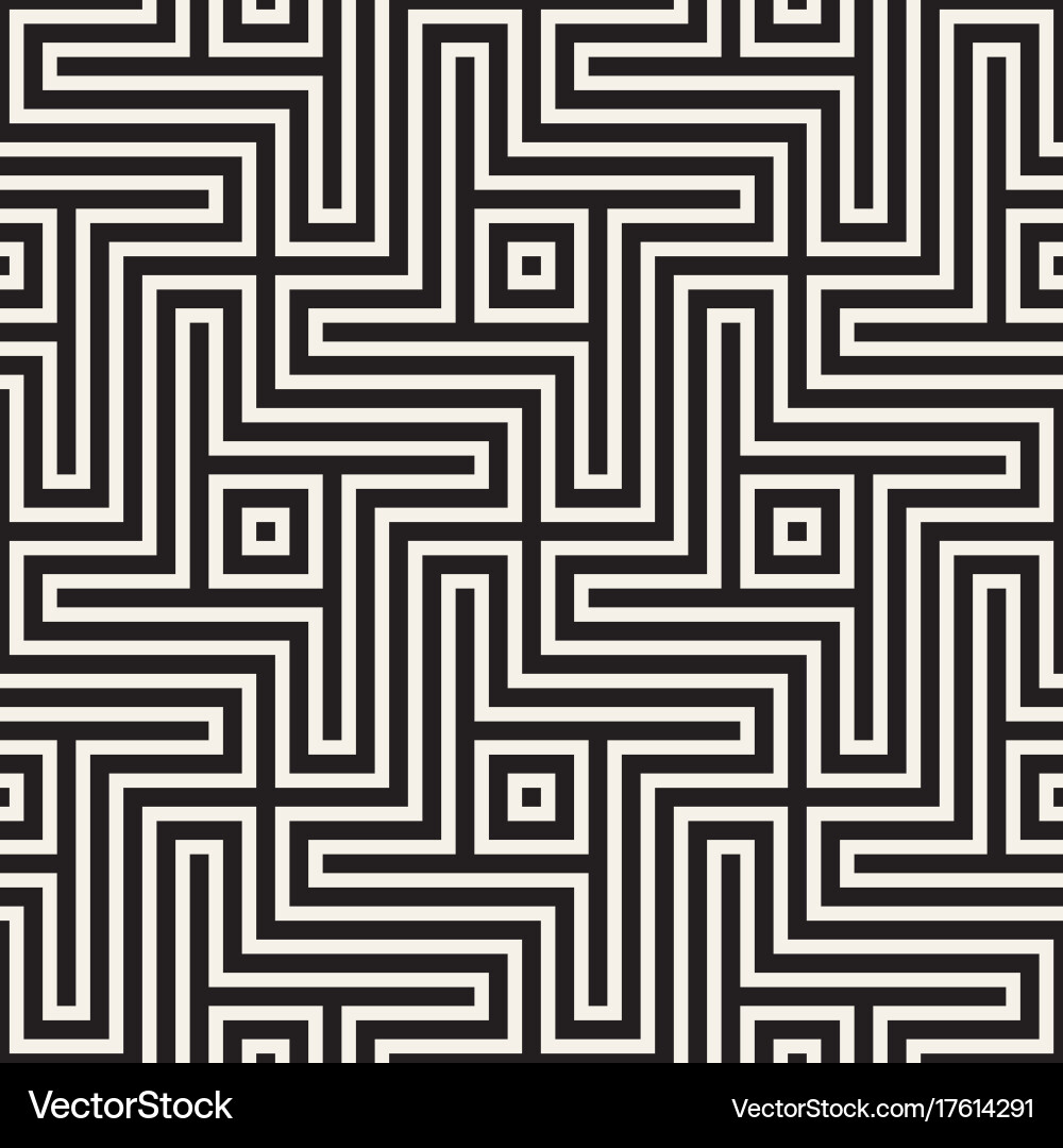 Abstract geometric pattern with stripes lines vector image