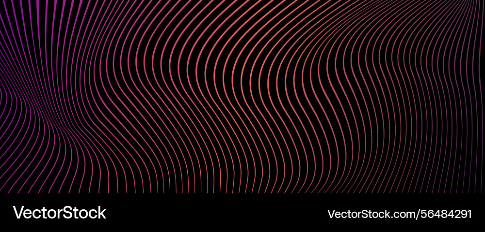 Abstract simple colorful wavy lines isolated Abstract simple colorful wavy lines isolated vector image