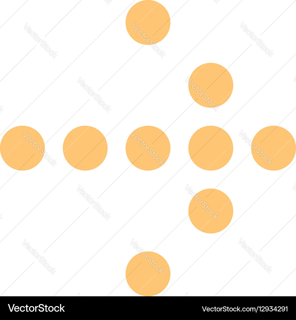 Arrow icon digital sign direction pointer button vector image