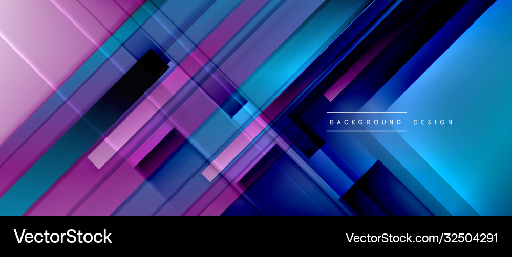 Dynamic lines on fluid color gradient trendy Dynamic lines on fluid color gradient trendy vector image