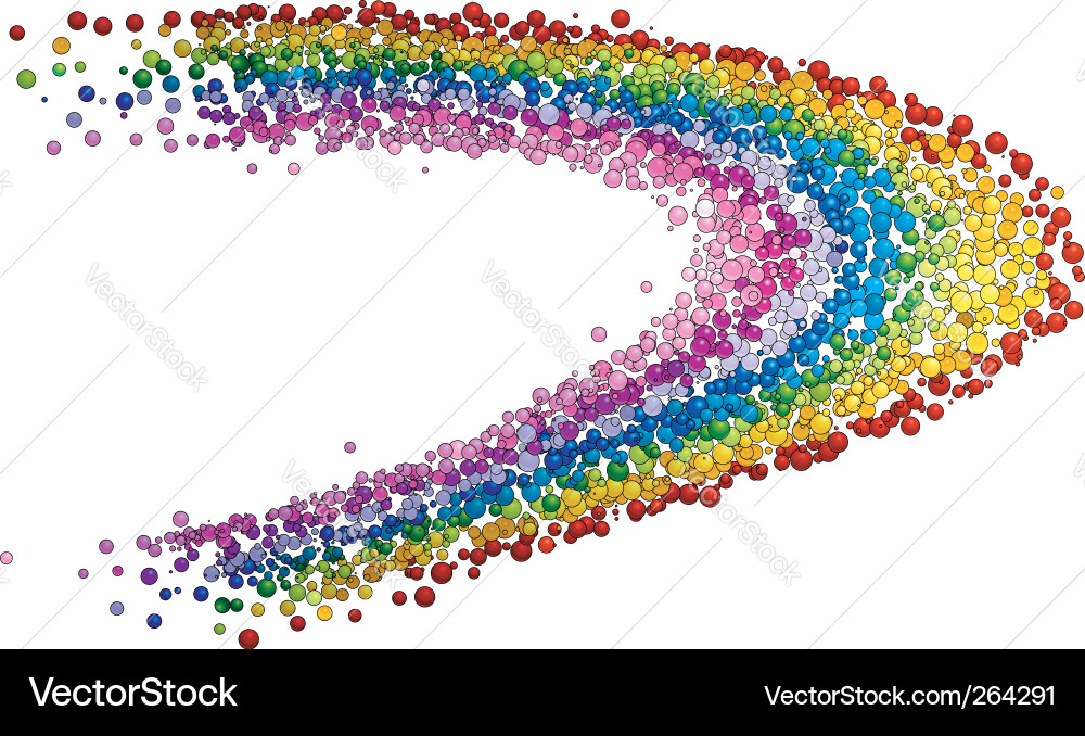 Rainbow design element Vector Image