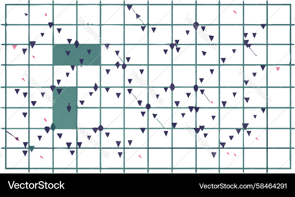 Sparse Dot Grid Abstract Pattern Vector Image