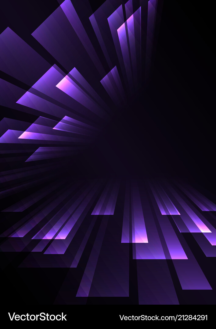 Triangle overlap stripe rush in dark background Triangle overlap stripe rush in dark background vector image