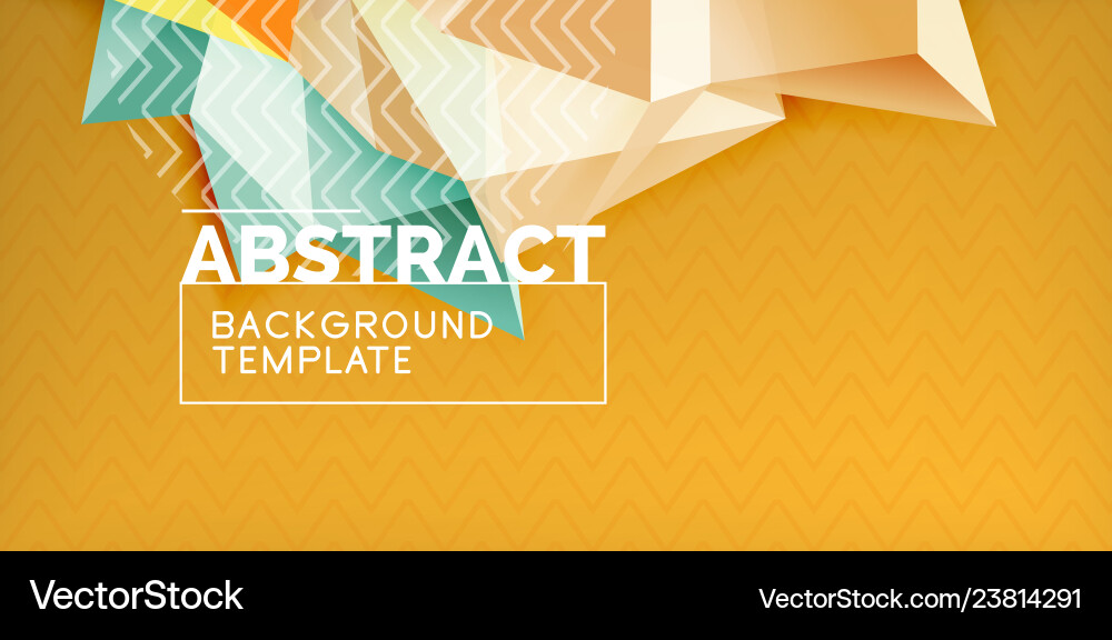 Triangular low poly background design Triangular low poly background design vector image