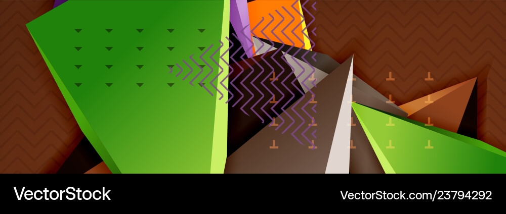 3d triangular shapes abstract background 3d triangular shapes abstract background vector image