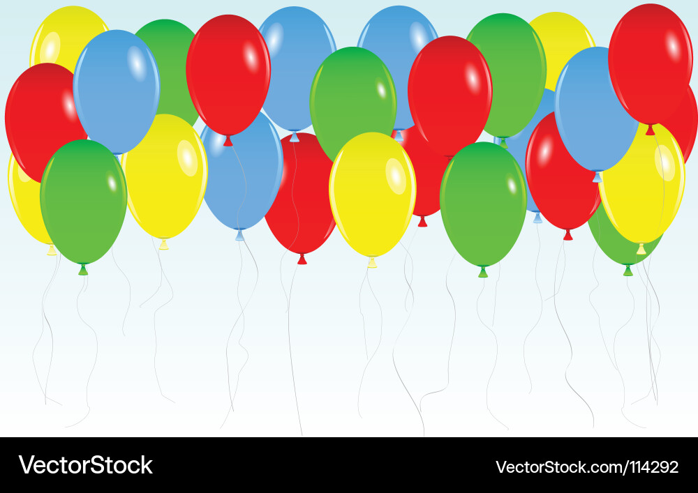 Balloons Vector Image