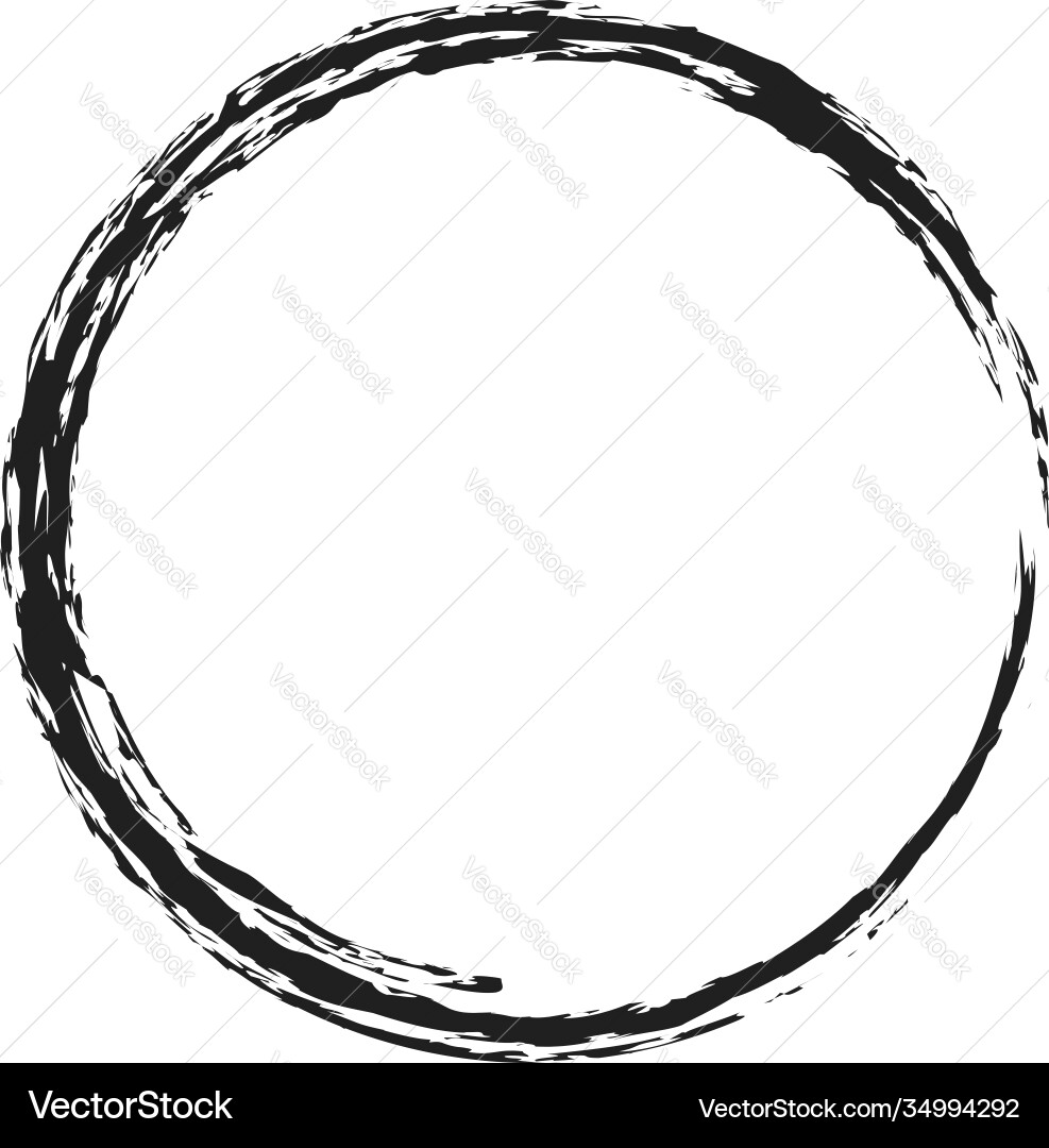 Grungy circle blob blotch Grungy circle blob blotch vector image