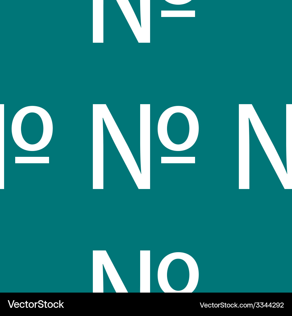 Number web icon flat design seamless pattern vector image