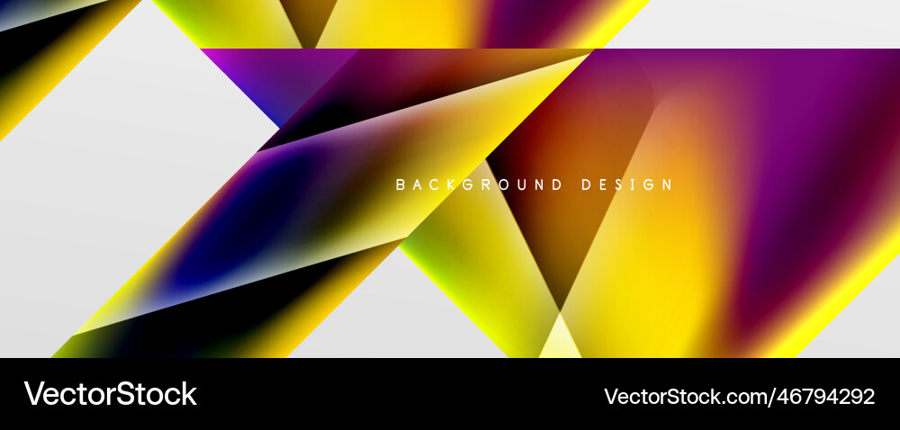 Triangle fluid color gradient abstract background Triangle fluid color gradient abstract background Vector Image