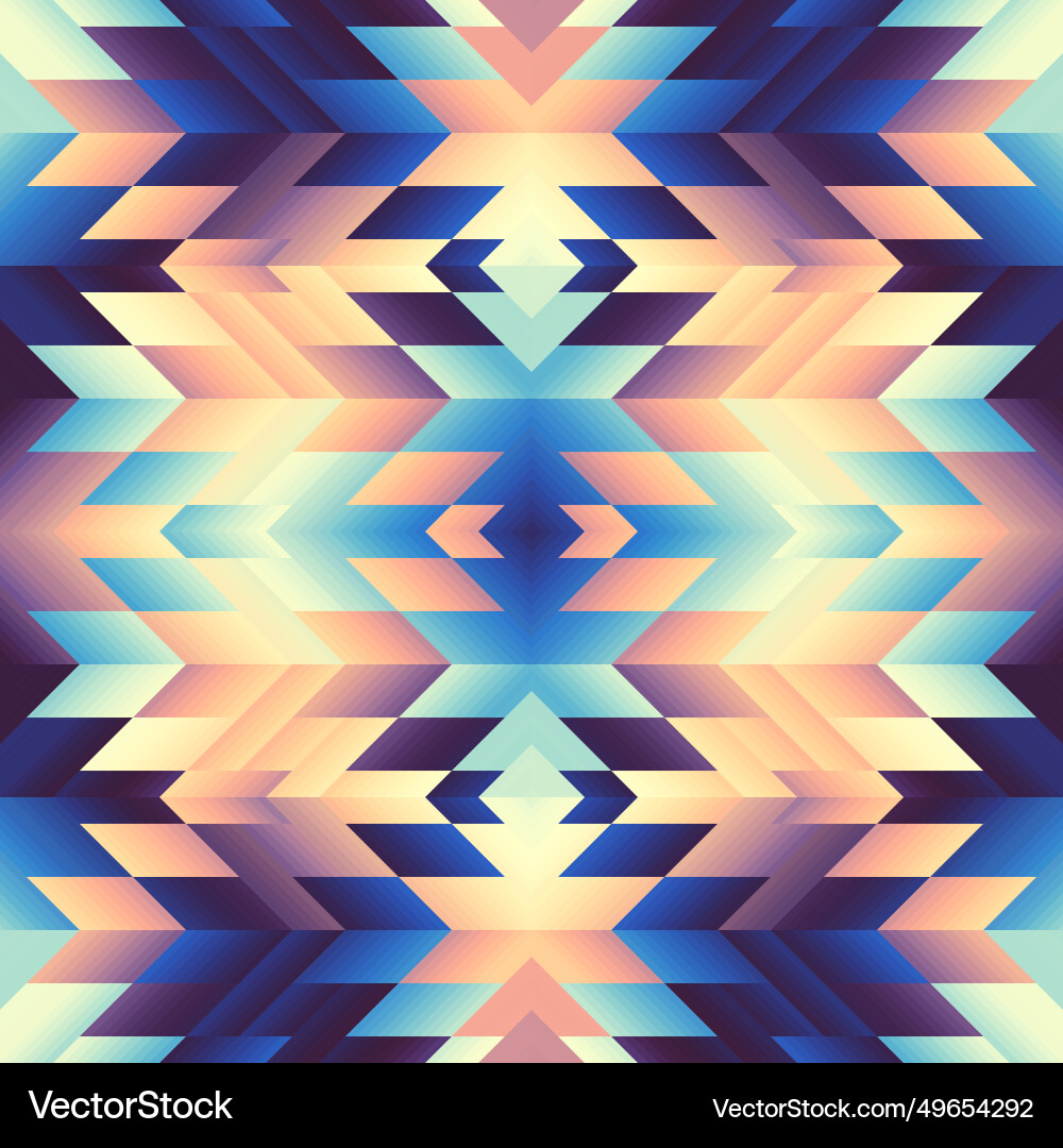 Triangular Aztec Pattern vector image