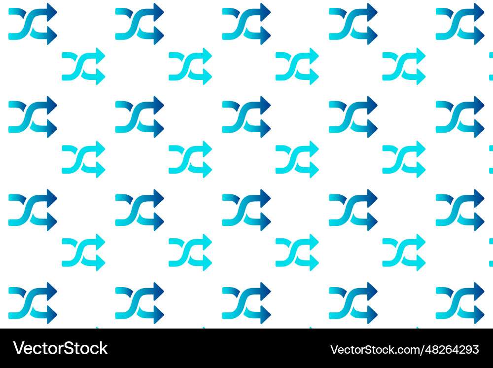 Abstract random arrow pattern background vector image