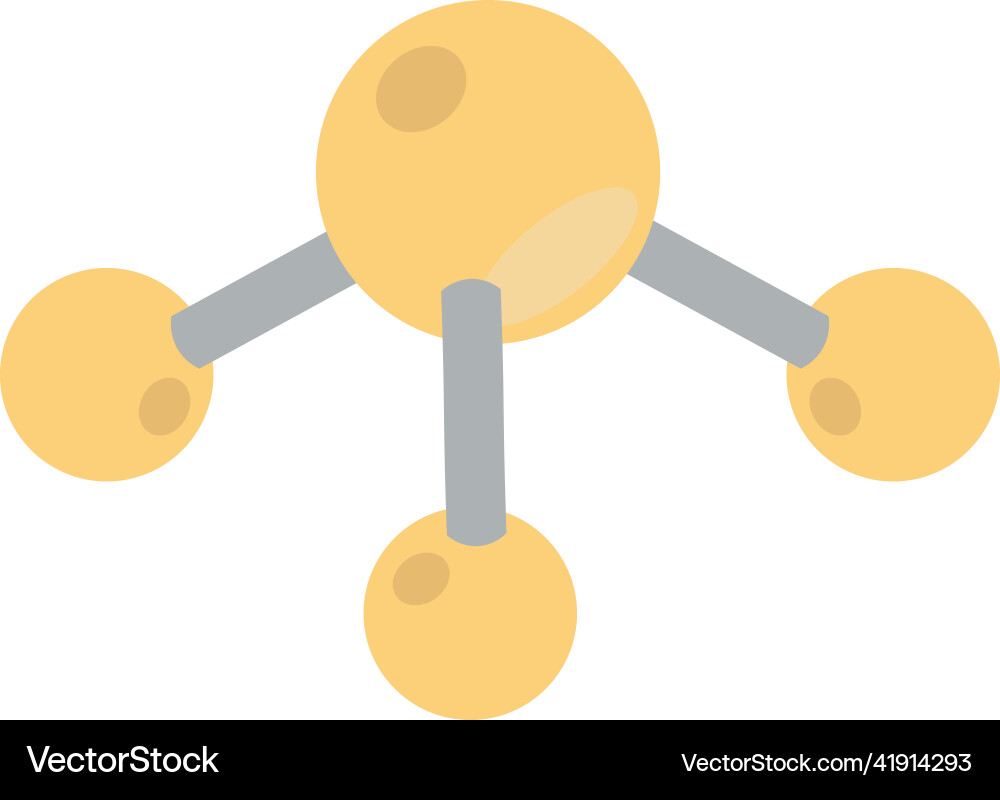 Atom and particle Vector Image