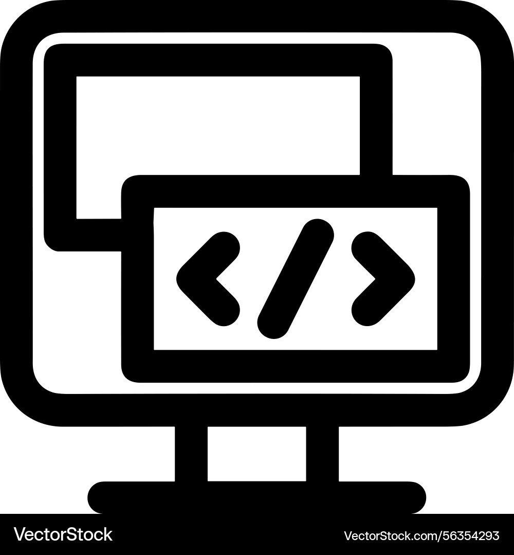 Computer icon symbol image Computer icon symbol image vector image