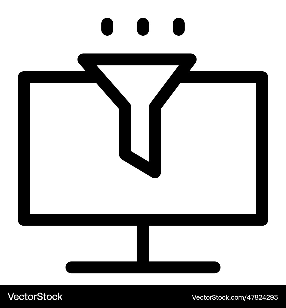 Filter a computer program that process data vector image