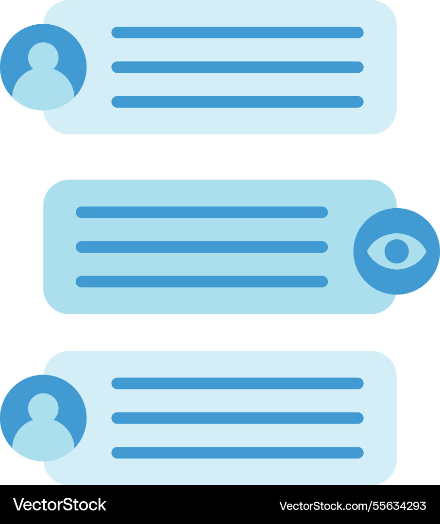 Generative ai chatbot conversation Vector Image